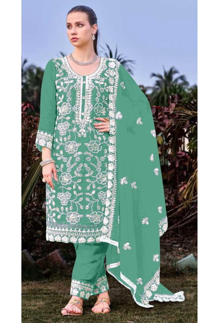 Bilqis B 160 U To X Organza Embroidery Pakistani Salwar Suits Wholesale Price In Surat